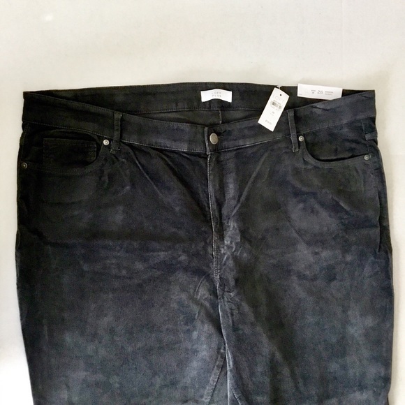 NWT Loft Plus Modern Velvet Ankle Zip Skinny - Picture 7 of 7